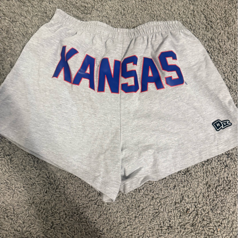 Hype & Vice Gray Kansas Athletic Shorts